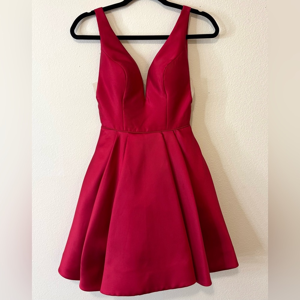 Sherri Hill Red Mini Dress